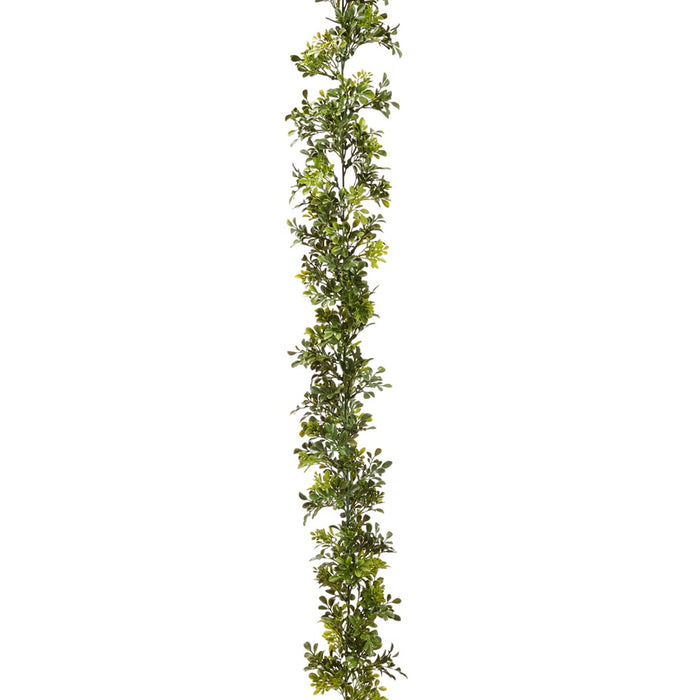 6' Artificial Boxwood Garland -Green (pack of 6) - PGB005-GR