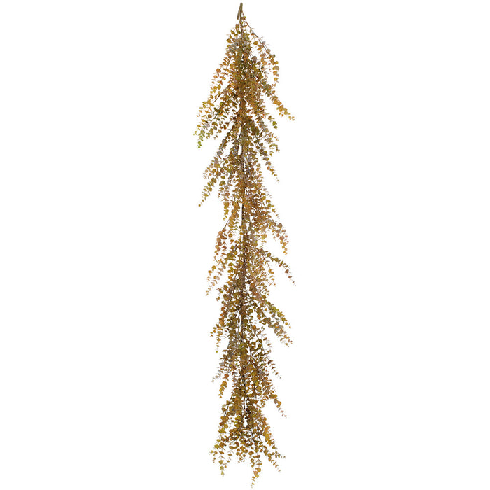 6' Artificial Mini Boxwood Garland -Green/Brown (Pack of 4) - PGB483-GR/BR