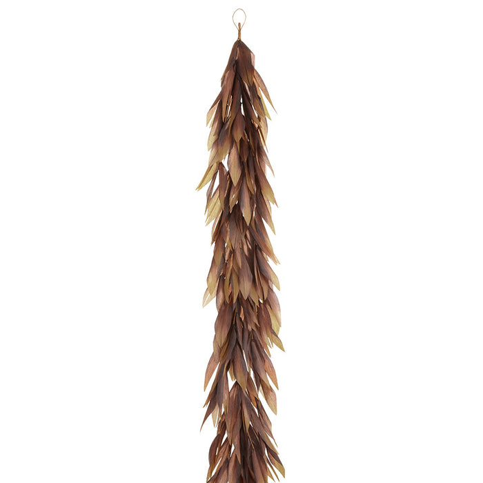 6' Artificial Corn Husk Garland -Green/Brown (pack of 6) - PGC429-GR/BR