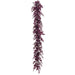 6' Eucalyptus Leaf Silk Garland -Purple (Pack of 2) - PGE002-PU
