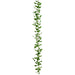 6'1" Eucalyptus Leaf Silk Garland -Green (pack of 6) - PGE100-GR