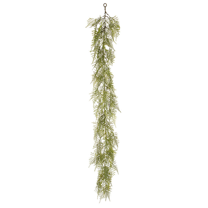 4'6" Asparagus Fern Leaf Artificial Garland -Green (Pack of 6) - PGF200-GR