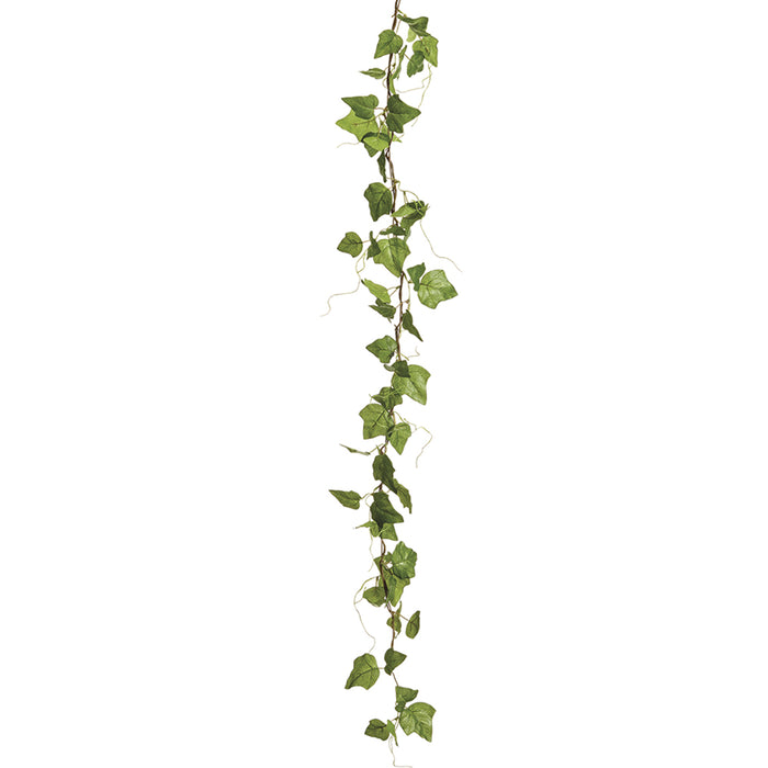 4'8" UV-Resistant Outdoor Artificial Ivy Garland -Green (pack of 12) - PGI979-GR