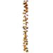 6' Maple Leaf Silk Garland -Orange/Green (Pack of 12) - PGM021-OR/GR