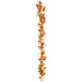 6'1" Maple Leaf Silk Garland -Flame/Green (pack of 6) - PGM136-FL/GR
