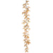 6' Silk Oak Leaf Garland -Beige (Pack of 6) - PGO008-BE