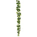 6' Outdoor UV-Resistant Artificial Real Touch Puff Philo Leaf Garland -Green (Pack of 6) - PGP006-GR