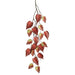 4'2" Heart-Leaf Philodendron Leaf Silk Garland -Burgundy/Green (Pack of 12) - PGP569-BU/GR