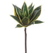 11" Agave Cactus Artificial Stem Pick -Green/Variegated (Pack of 12) - PKA635-GR/VG