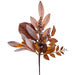 16" Artificial Mixed Pinecone, Magnolia & Bay Leaf Stem Pick -Brown/Green (Pack of 36) - PKP002-BR/GR