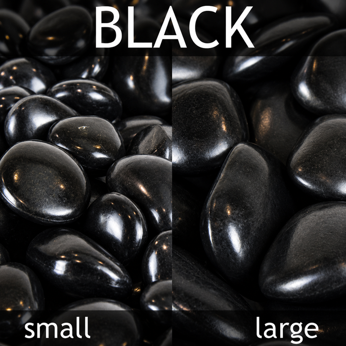 PolyPebbles Polished Plastic Stones Planter Top Dressing