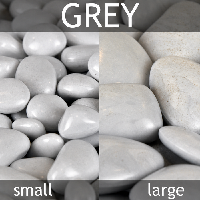 PolyPebbles Polished Plastic Stones Planter Top Dressing
