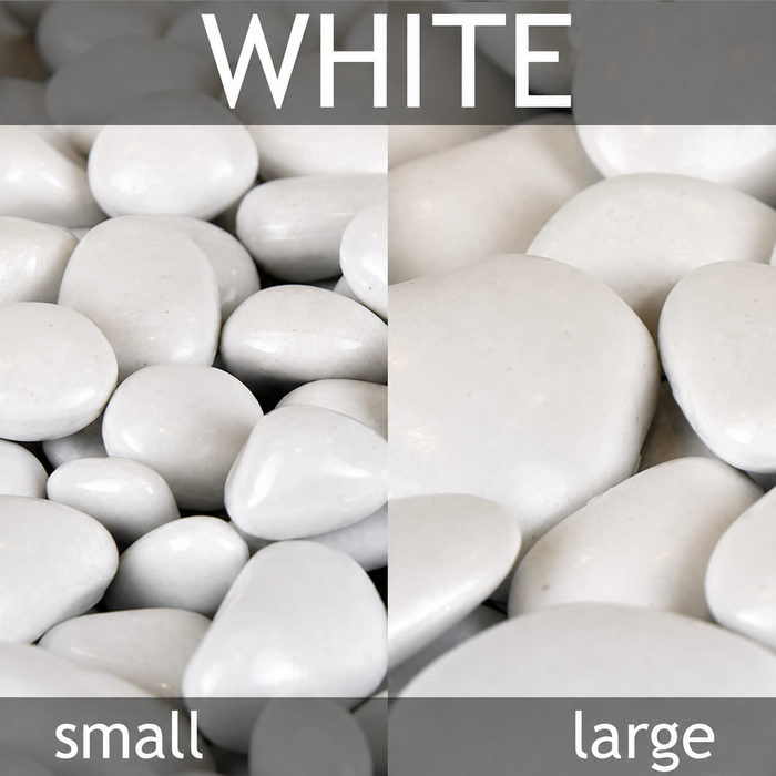 PolyPebbles Polished Plastic Stones Planter Top Dressing