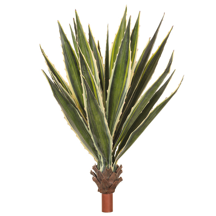38" Agave Succulent Artificial Plant -Variegated - PPA210-VG