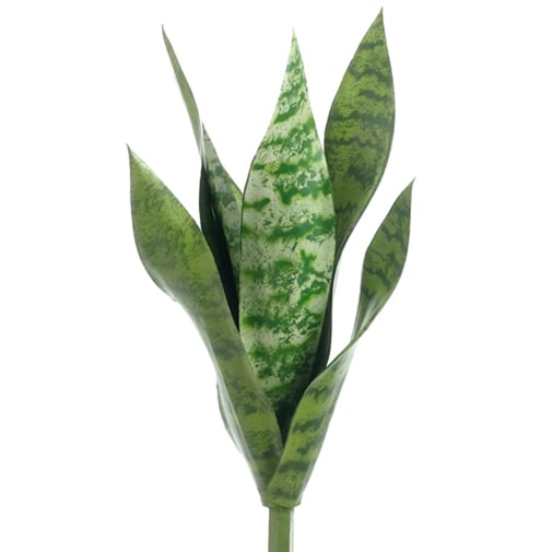 snake grass artificial plant 15.5" Sansevieria Snake Grass Artificial Plant -Green (Pack of 12)