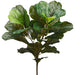 23" Silk Fiddle Leaf Fig Stem With 27 Leaves -Green (pack of 12) - PPF235-GR