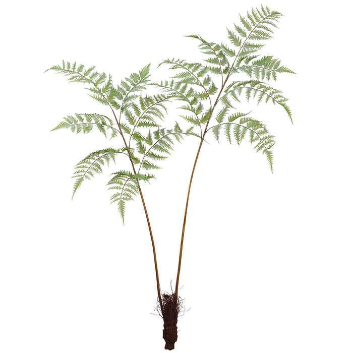 45" Silk Forest Fern Leaf Plant -Green (pack of 6) - PPF645-GR