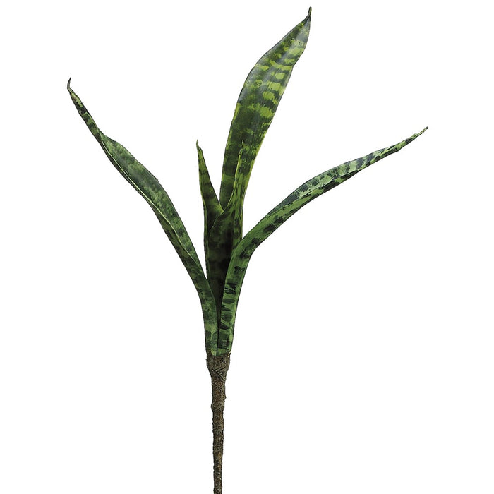 18" Sansevieria Snake Grass Artificial Plant -2 Tone Green (pack of 24) - PPM180-GR/TT