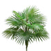 19" Real Touch Silk Fountain Palm Leaf Plant -Green (pack of 12) - PPP310-GR