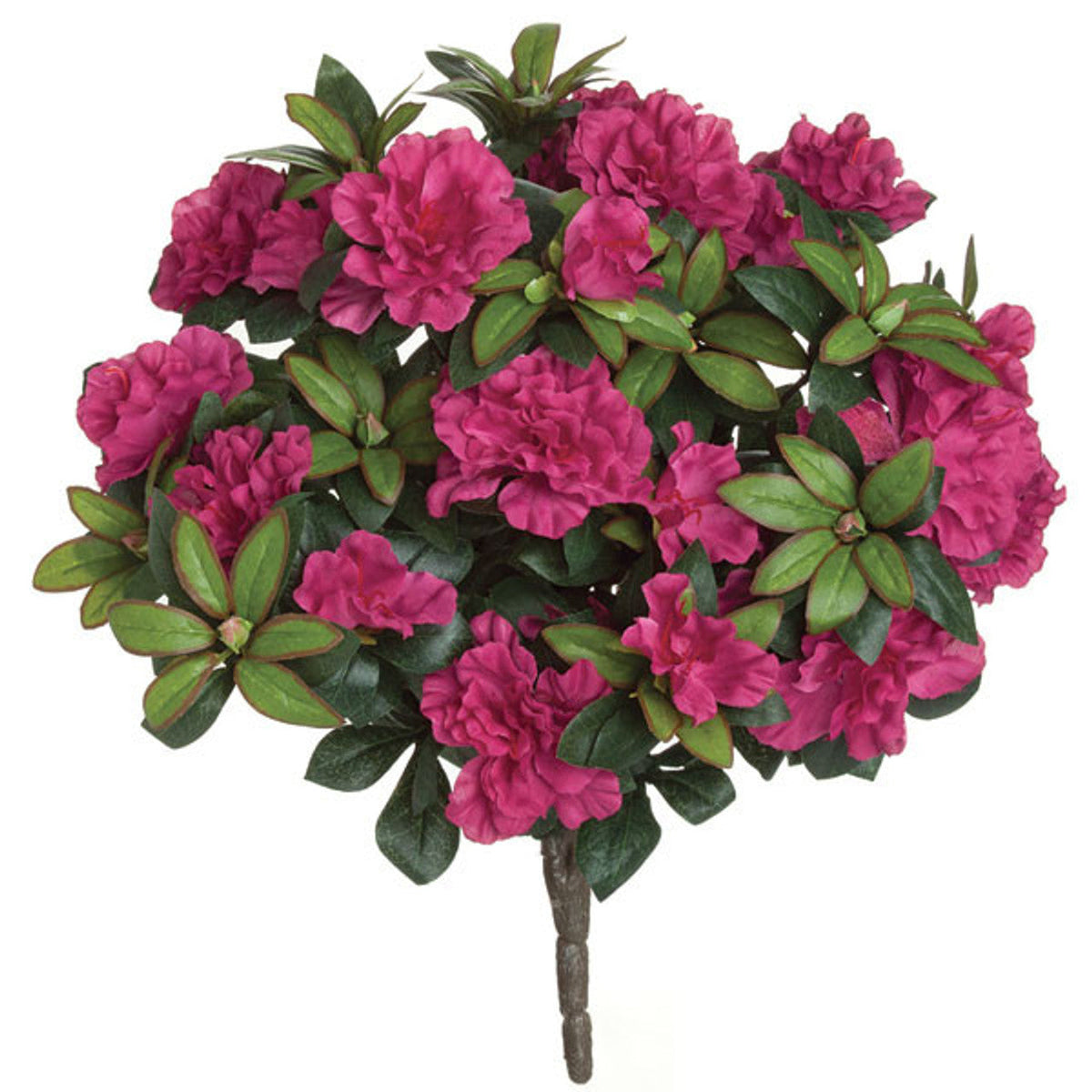 15" IFR Artificial Azalea Flower Bush Beauty Azalea Flowers — Silks