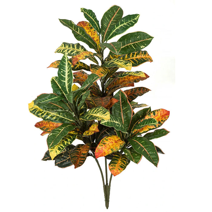36" IFR Croton Artificial Plant -Red/Green (Pack of 2) - PR110