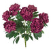 22" IFR Artificial Peony Flower Bush -Purple (pack of 4) - PR111685
