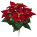 20" IFR Artificial Poinsettia Flower Bush -Red (Pack of 6) - PR160760
