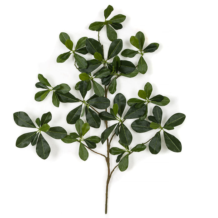 26" IFR Silk Black Olive Leaf Stem -Green (Pack of 24) - PR-183000