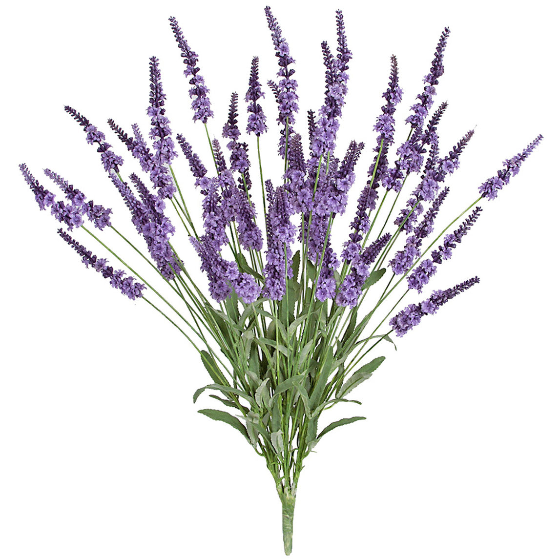 lavender flower shape 26" IFR Artificial Lavender Flower Bush -Lavender (Pack of 4)