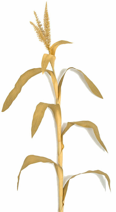 7'6" IFR Dried Look Artificial Corn Stalk Branch Stem -Beige (pack of 4) - PR190500