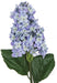 33" IFR Hydrangea Artificial Flower Stem -Blue/Violet (pack of 6) - PR-192124