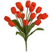 18.5" IFR Artificial Tulip Flower Bush -Orange/Red (pack of 6) - PR193262