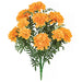 18" IFR Artificial Marigold Flower Bush -Yellow/Orange (pack of 6) - PR193290