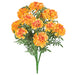 18" IFR Artificial Marigold Flower Bush -Orange (pack of 6) - PR193292