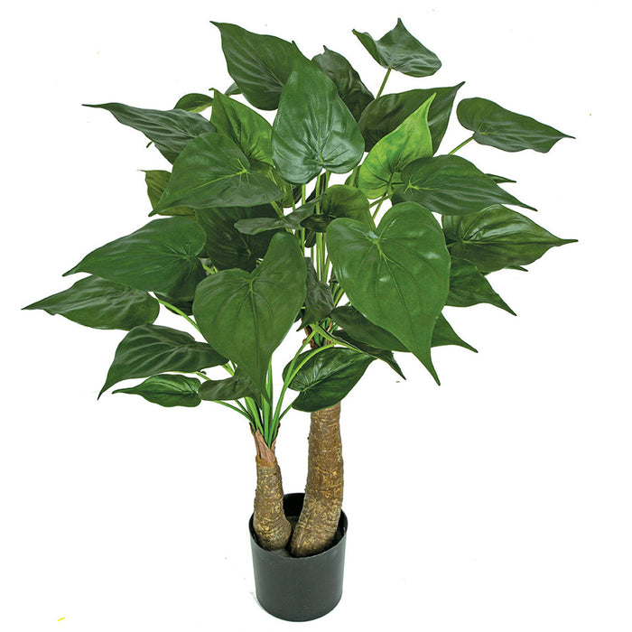 37.5" IFR Alocasia Leaf Artificial Plant w/Pot -Green - PR-200030