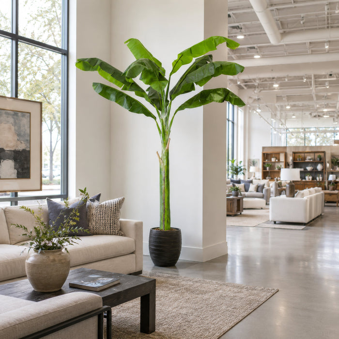 8' IFR Artificial Banana Plant w/Pot -Green - PR201200