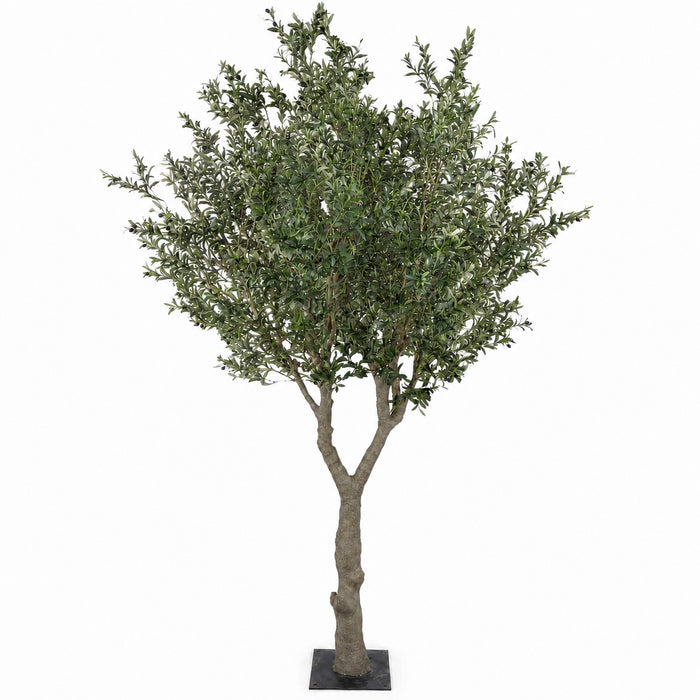 10' IFR Artificial Olive Tree & Berries w/Base -Green - PR210510