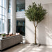12' IFR Artificial Olive Tree & Berries w/Base -Green - PR210520
