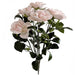 21" IFR Artificial Rose Flower Bush -Blush (Pack of 6) - PR-250016