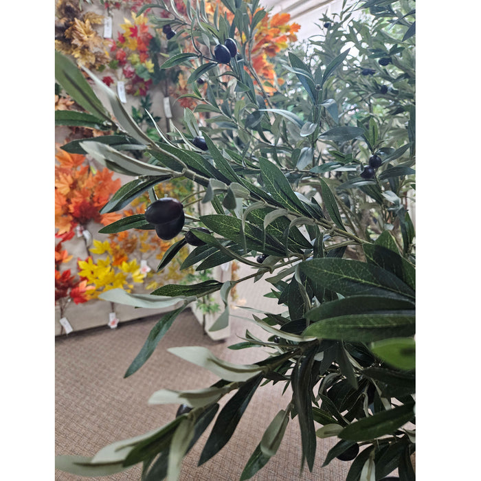 8' IFR Artificial Olive Tree & Berries w/Pot -Green - PR210500