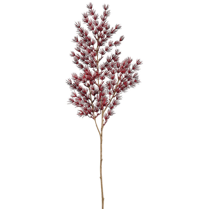 29" Artificial Umbrella Asparagus Fern Leaf Stem -Burgundy (Pack of 12) - PSA644-BU