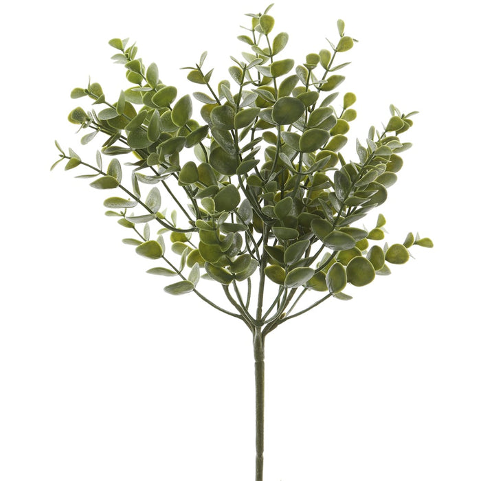 12" Artificial Boxwood Leaf Stem -Green (pack of 12) - PSB180-GR