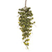 24" Hanging Silk Button Leaf Stem -Green (pack of 12) - PSB252-GR