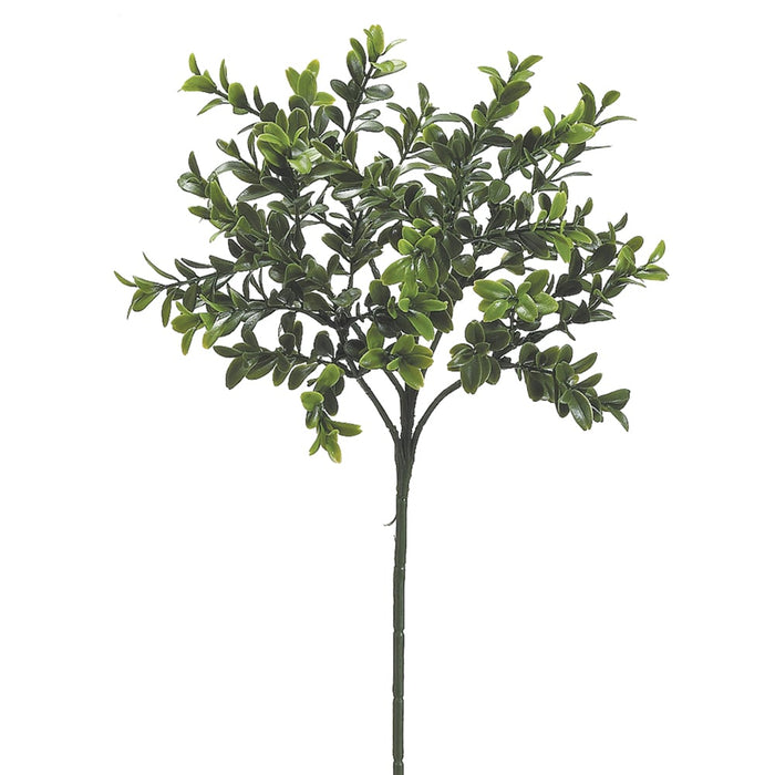 18.5" Artificial Plastic Boxwood Stem -Green (pack of 24) - PSB436-GR