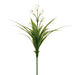 48" Crinum Asiaticum Poison Bulb Artificial Plant Flower Bush -White/Green (Pack of 3) - PSC029-GR/WH