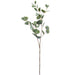 39.25" Soft Artificial Cotinus Leaf Stem -Green (pack of 12) - PSC129-GR