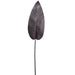 38" Metallic Artificial Canna Leaf Stem -Black (Pack of 12) - PSC361-BK