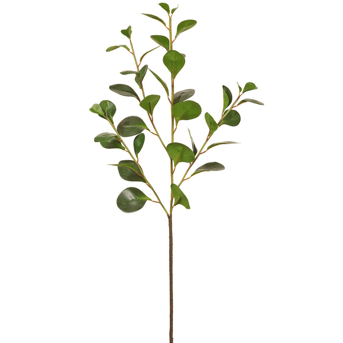 36" Silk Cotinus Leaf Stem -Green (Pack of 12) - PSC588-GR