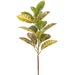 24" Croton Leaf Silk Stem -Green/Red (Pack of 12) - PSC704-GR/RE