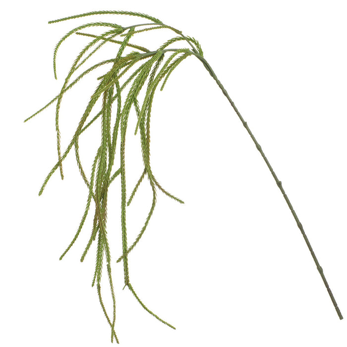 44" Outdoor UV-Resistant Artificial Hanging Clubmoss Stem -Green/Brown (Pack of 12) - PSC748-GR/BR